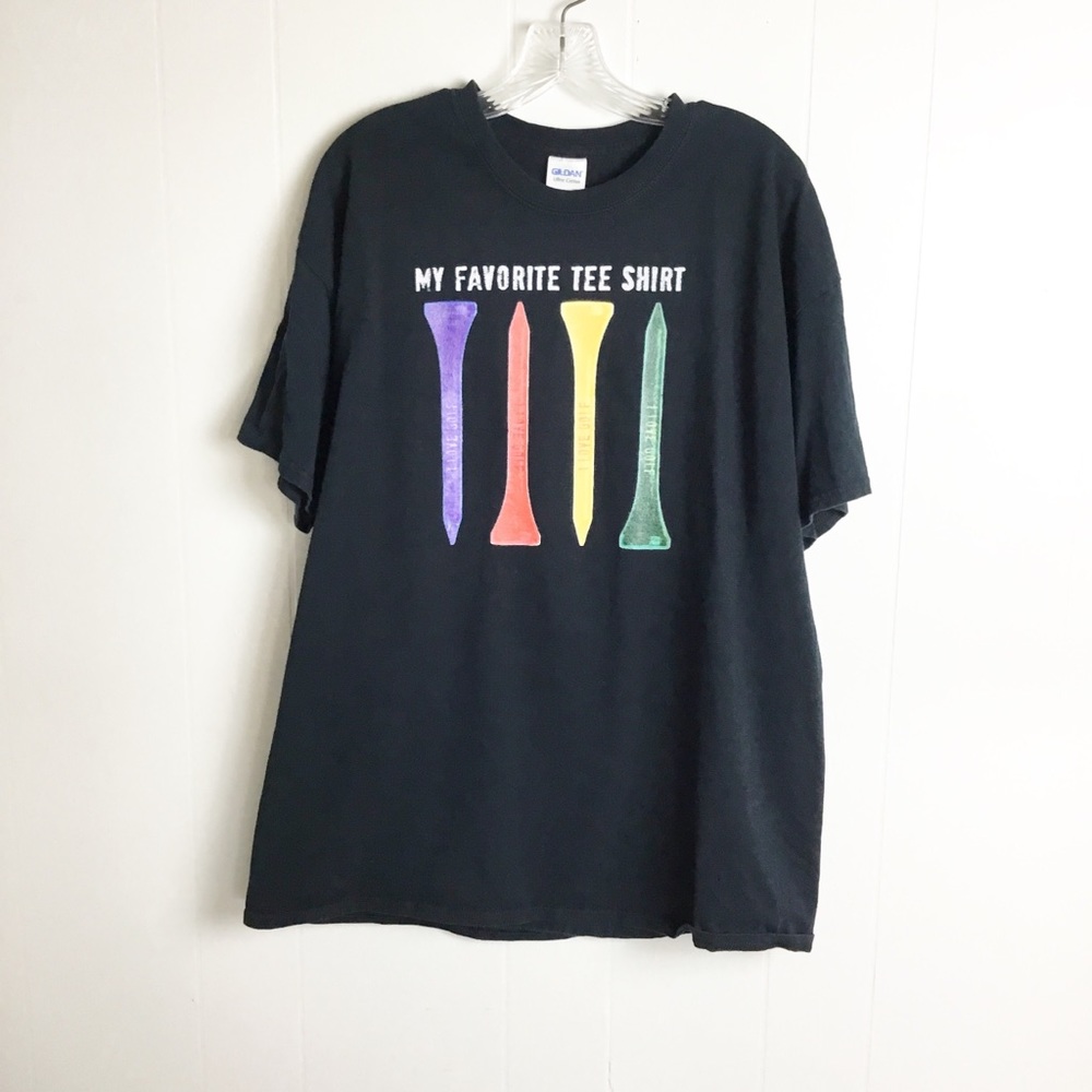 Spencer’s Men’s Golf Shirt Tee Black Size XL
